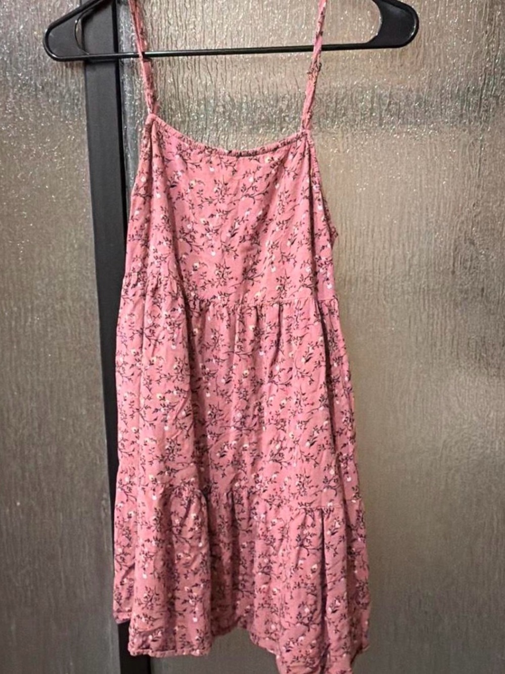 wild fable Pink Floral Spaghetti-Strap Sundress